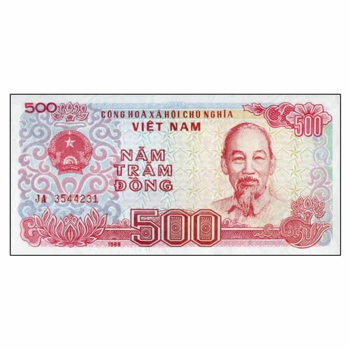 Vietnam 1988, 500 Đồng Tipo A (UNC) - P-101a