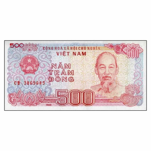 Vietnam 1988, 500 Dong (UNC) - P-101b