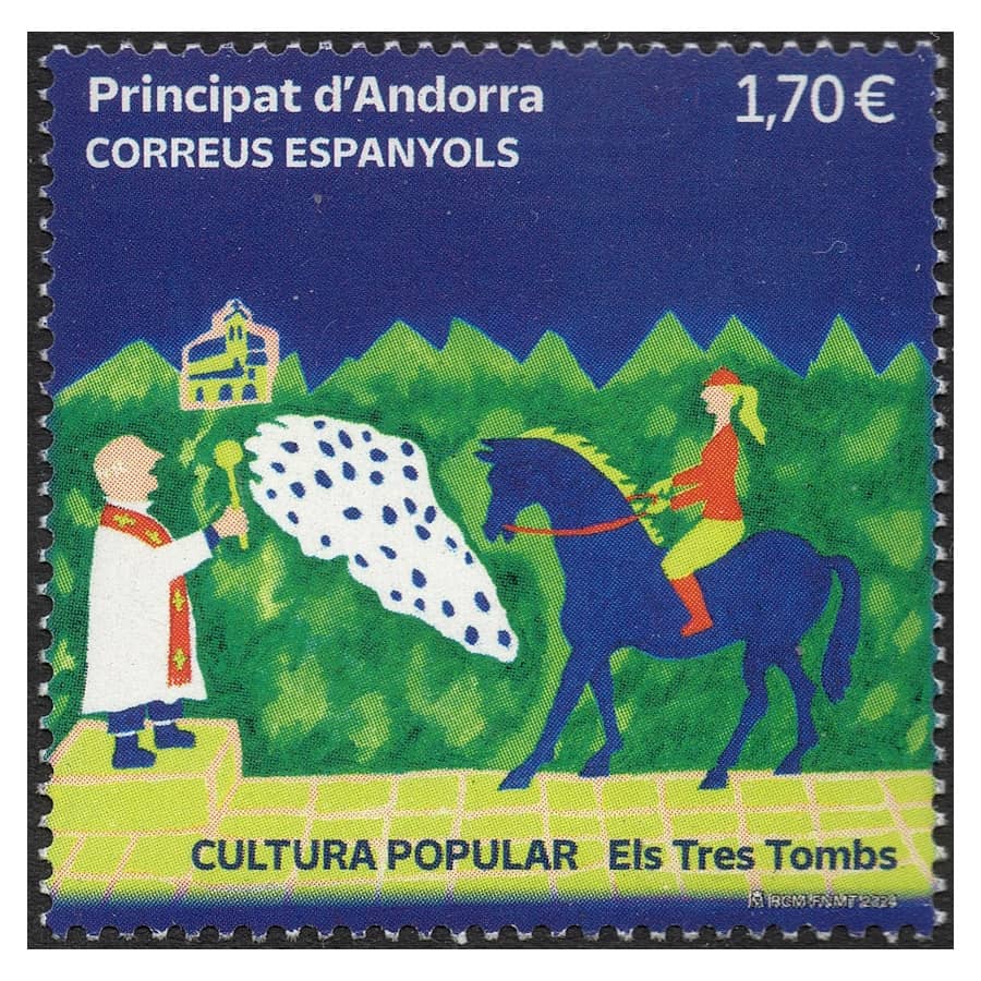 Andorra 2024 [SLL] Cultura Popular: Els Tres Tombs (MNH)