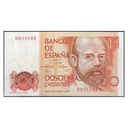 España 1980 [BLL] 200 pesetas. Juan Carlos I. Leopoldo Alas Clarín (SC)