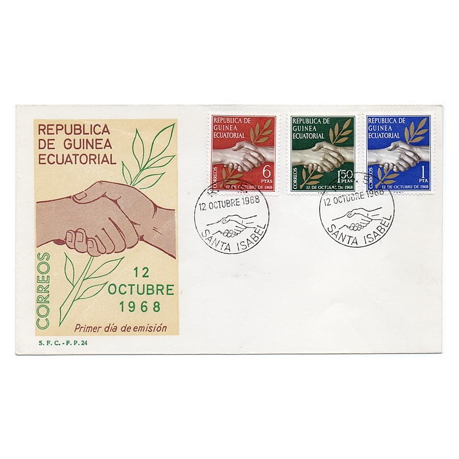 Äquatorialguinea 1968 [FDC] Guinea Unabhängigkeitsserie (N)