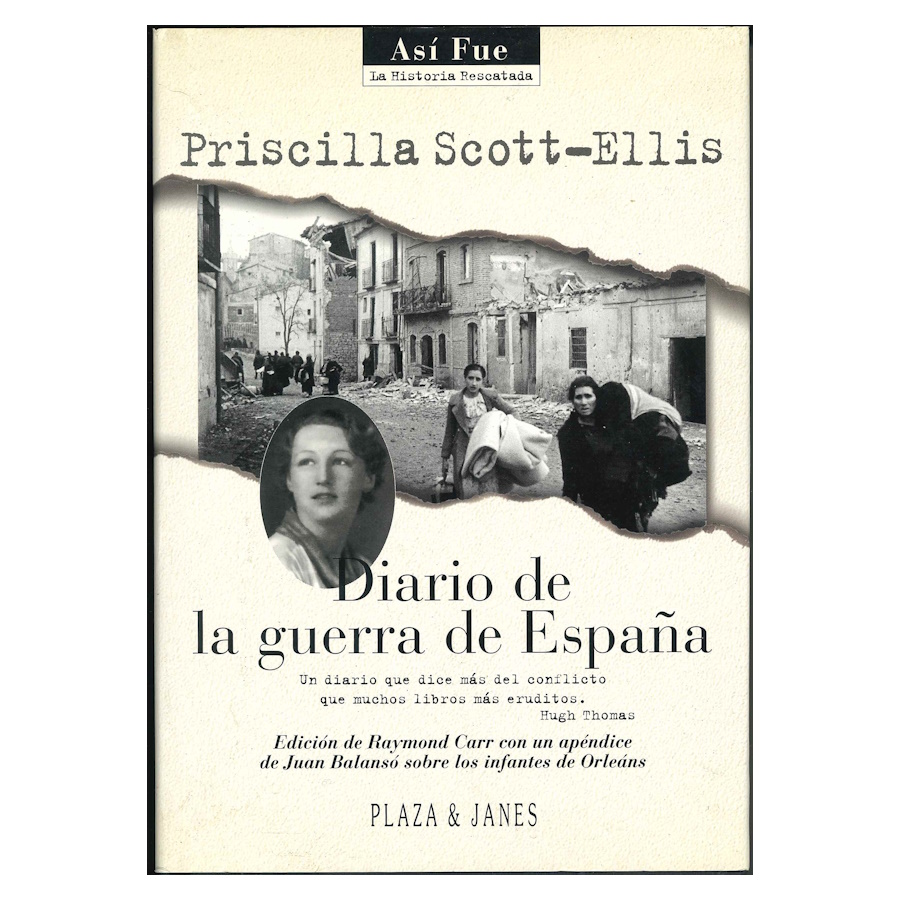 Libro 'Diario da guerra española' de Priscilla Scott-Ellis