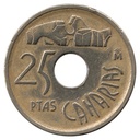 Espanha 1994 [MND] 25 pesetas. Ilhas Canárias. João Carlos I (BC)