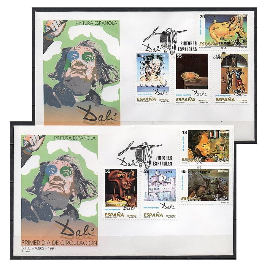 Espagne 1994 [FDC] Série Salvador Dalí (N)