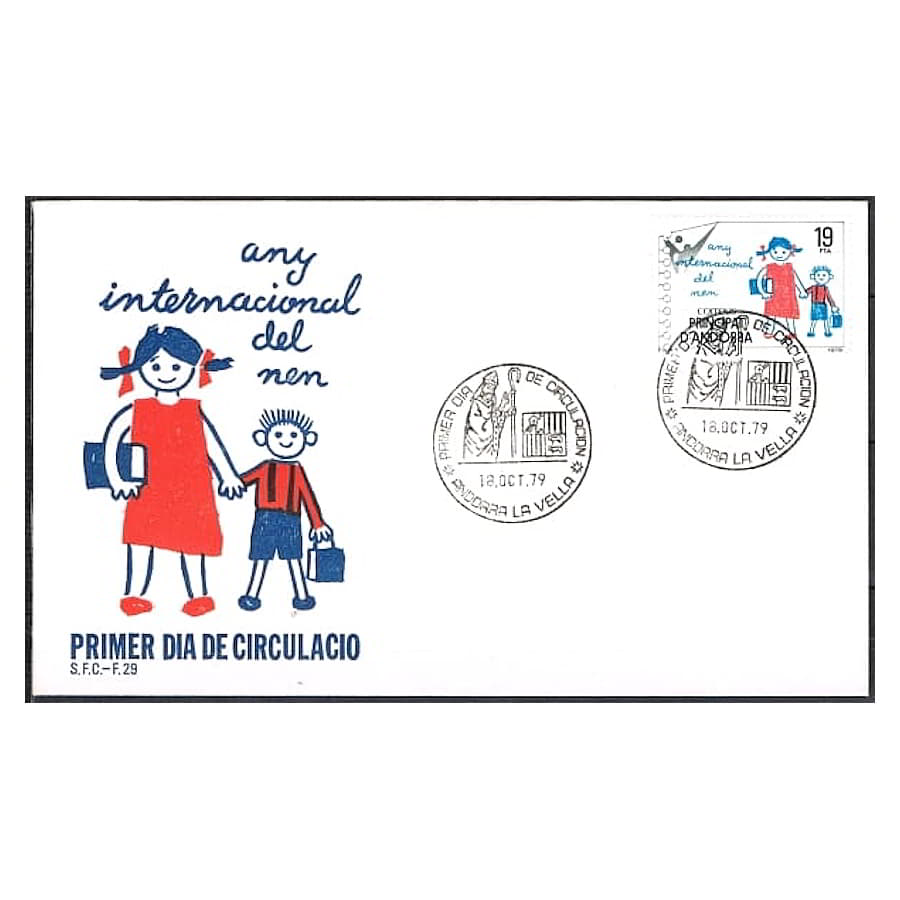 Andorra 1979 [FDC] Ano Internacional do Neno (N)