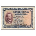 España 1926 [BLL] 25 pesetas. Alfonso XIII. San Francisco Javier (MBC--)