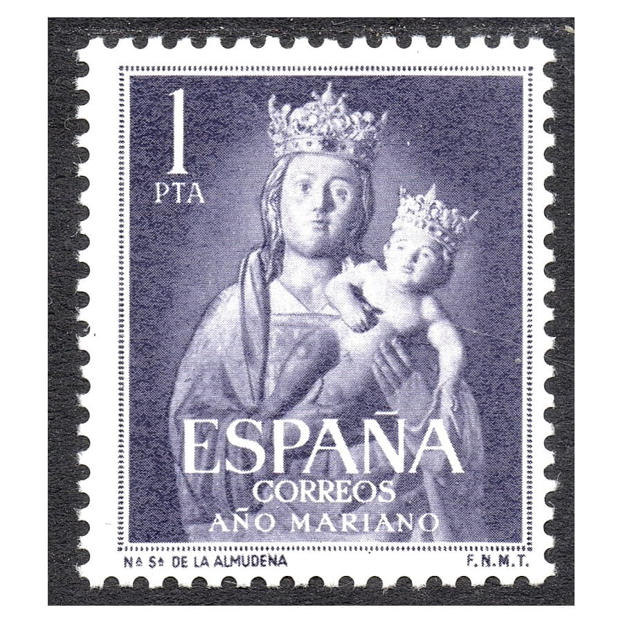 España 1954 [SLL] Año Mariano. Ntra. Sra. de la Almudena. 1 pts (MNH)