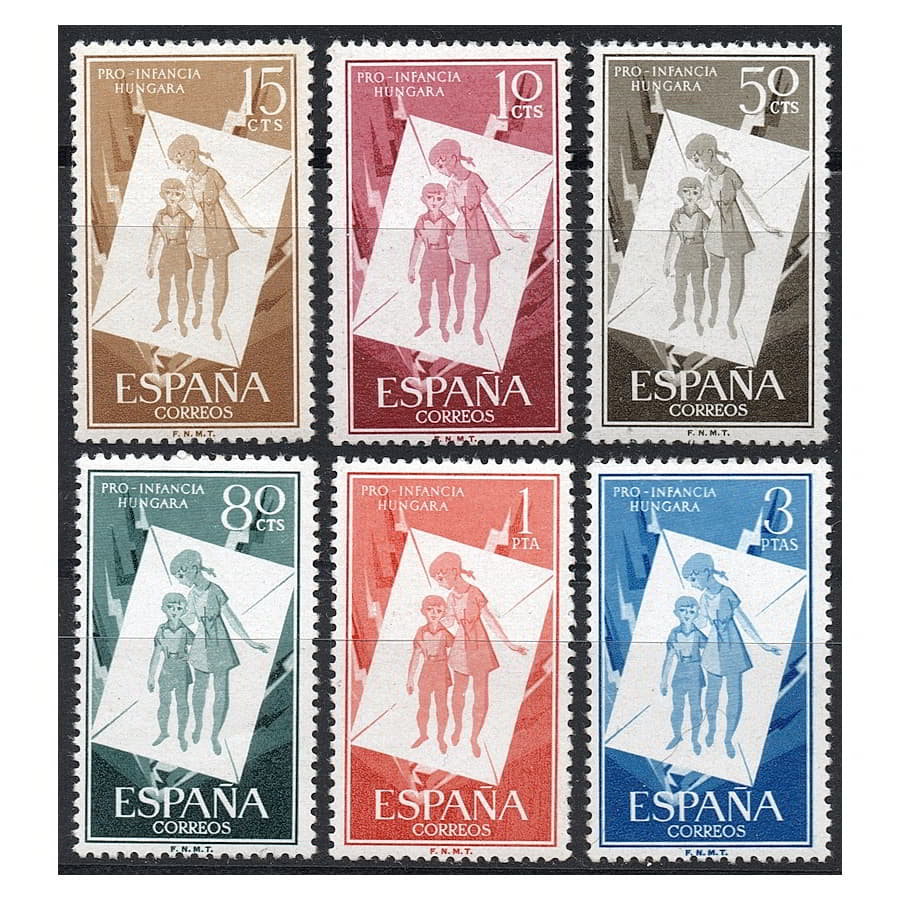 B0944# España 1956 [SLL] Serie Pro infancia húngara (MNH)