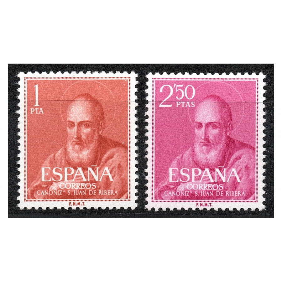 España 1960 [SLL] Serie Canonización San Juan de Ribera (MNH)