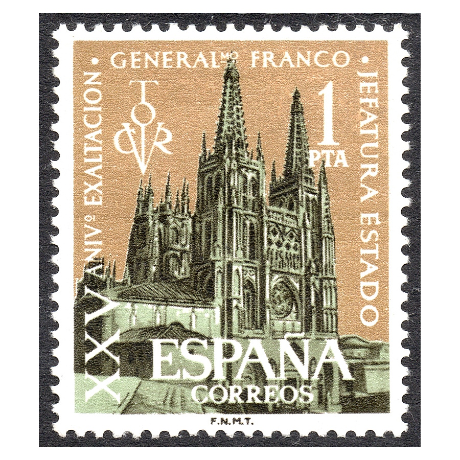 España 1961 [SLL] XXV Aniversario de Franco como Jefe de Estado (MNH)