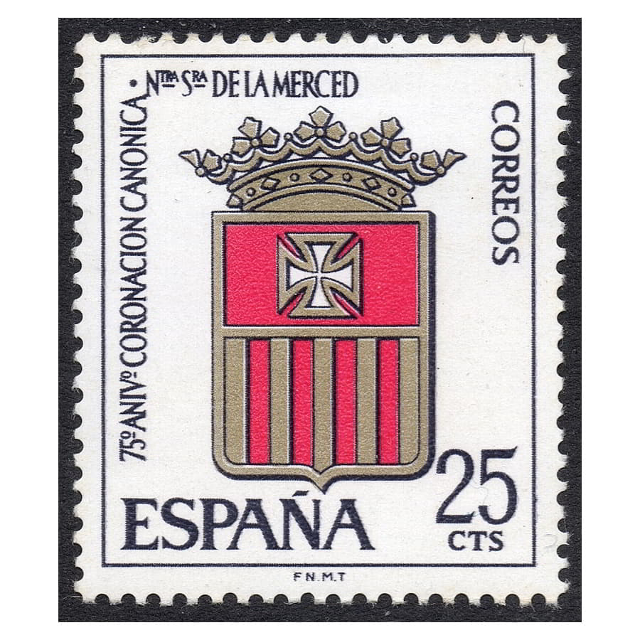 España 1963 [SLL] Coronación de Ntra. Sra. de la Merced. 25 cts (MNH)