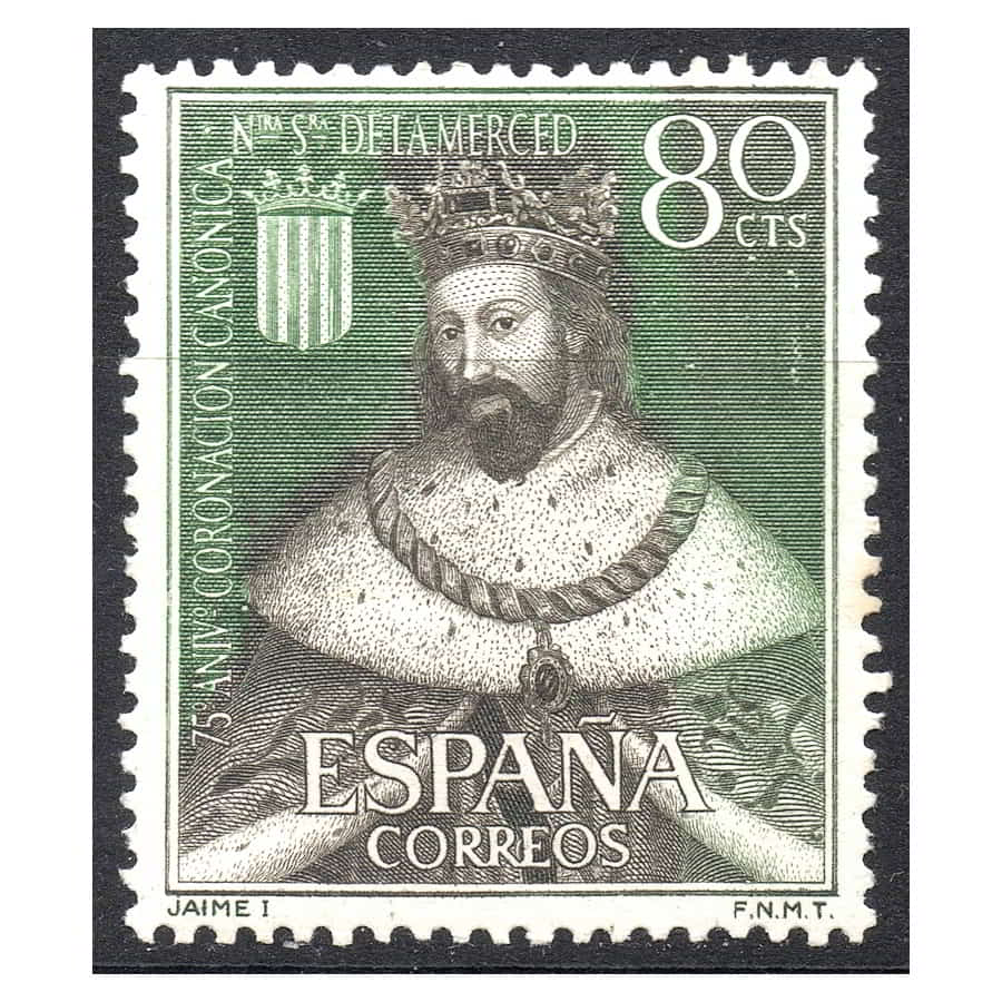 España 1963 [SLL] Coronación de Ntra. Sra. de la Merced. 80 cts (MNH)