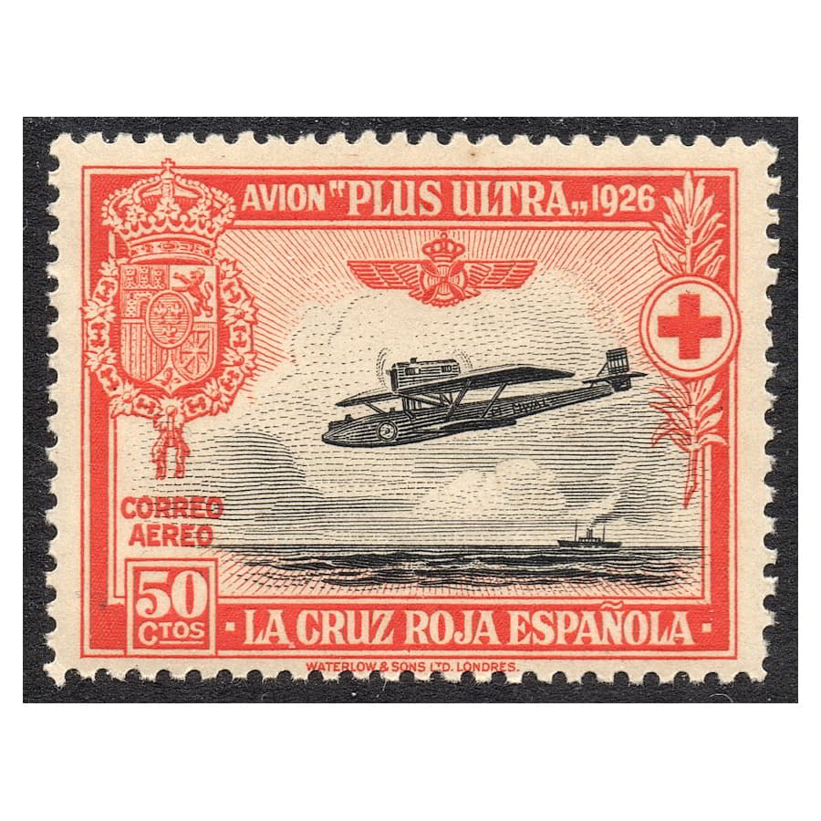 España 1926 [SLL] Homenaje a Cruz Roja Española. 50 cts (MNH)