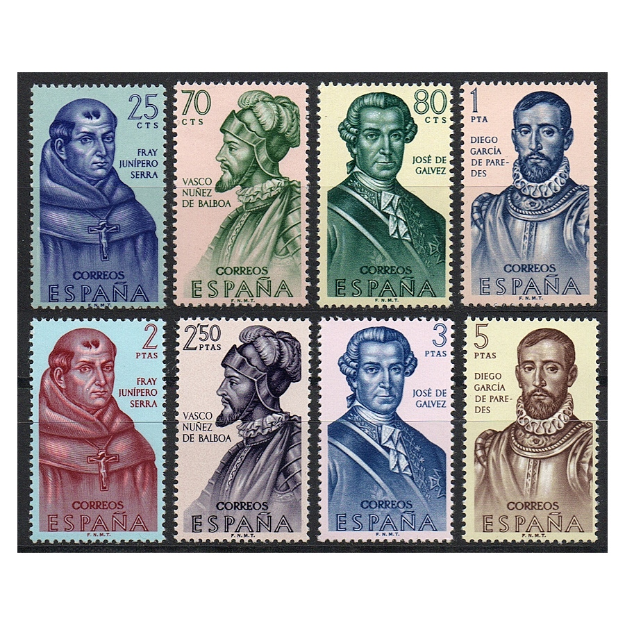 España 1963 [SLL] Serie Forjadores de América IV (MNH)