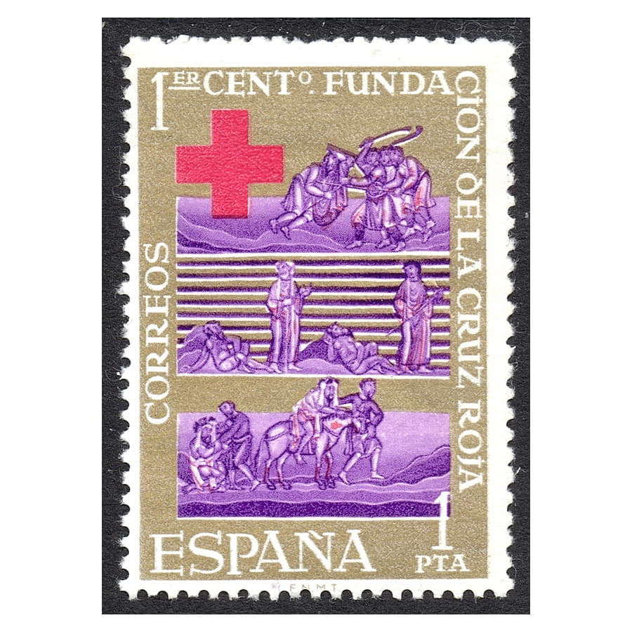 España 1963 [SLL] Centenario fundación Cruz Roja (MNH)