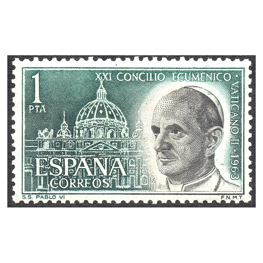 España 1963 [SLL] Concilio Vaticano II. Pablo VI (MNH)