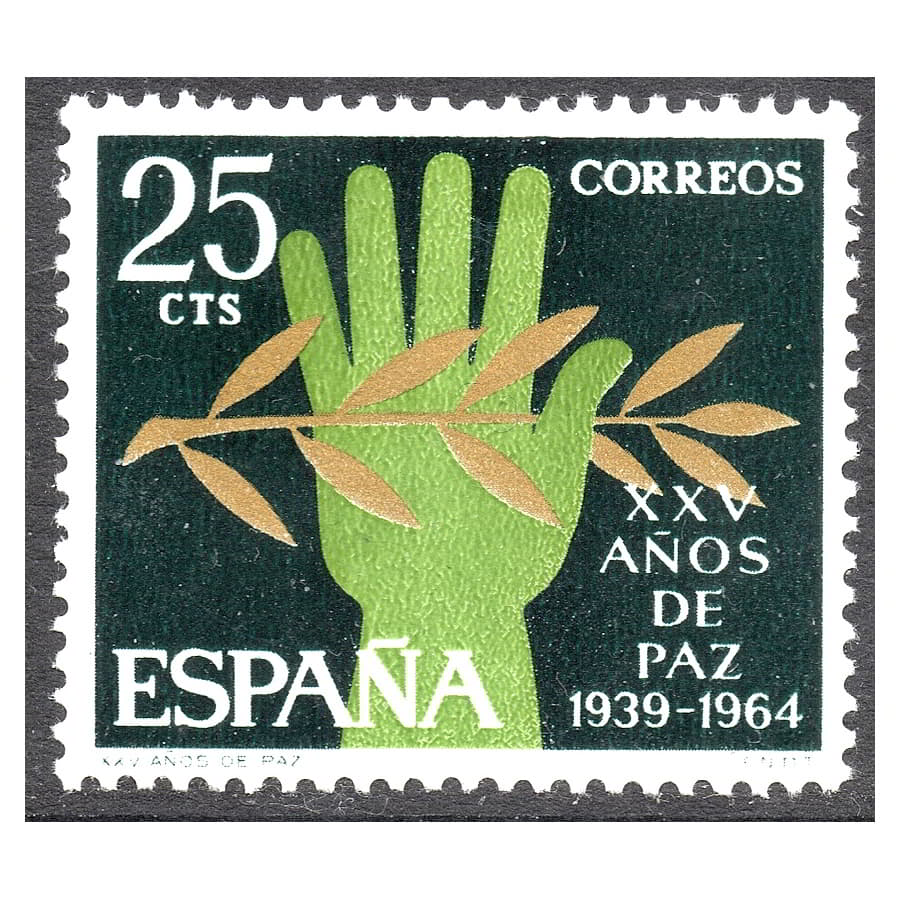 España 1964 [SLL] XXV Años de Paz. 25 cts (MNH)