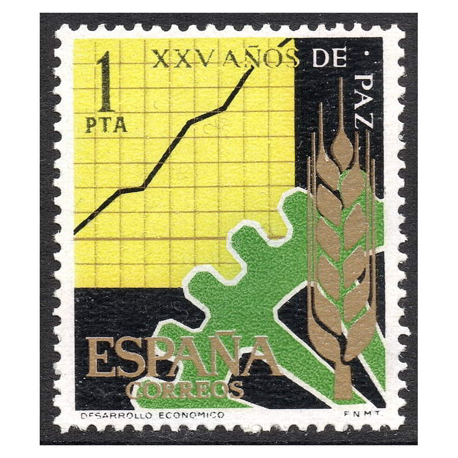 España 1964 [SLL] XXV Años de Paz. 1 pts (MNH)