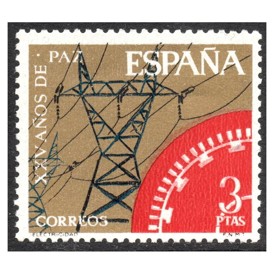 España 1964 [SLL] XXV Años de Paz. 3 pts (MNH)