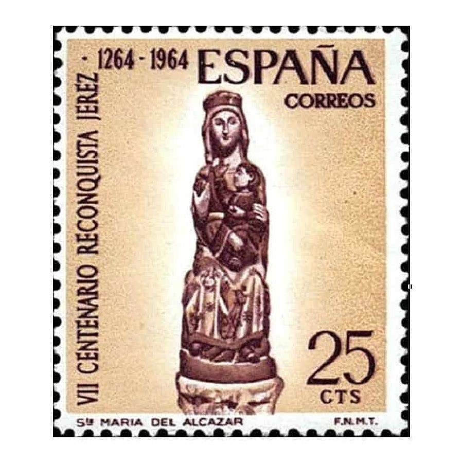 España 1964 [SLL] VII Centenario Reconquista de Jerez de la Frontera. 25 cts (MNH)