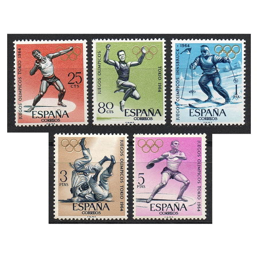 España 1964 [SLL] Serie JJ.OO. Tokio e Innsbruck (MNH)