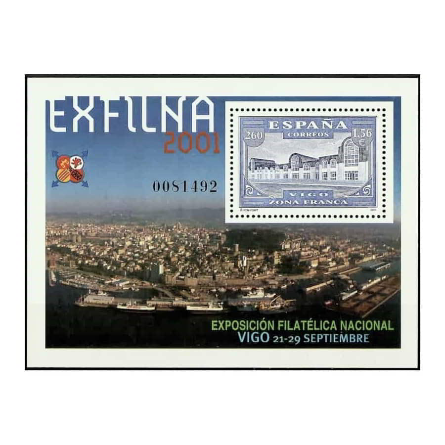 España 2001 [SLL] HB Exfilna 2001. Vigo (MNH)