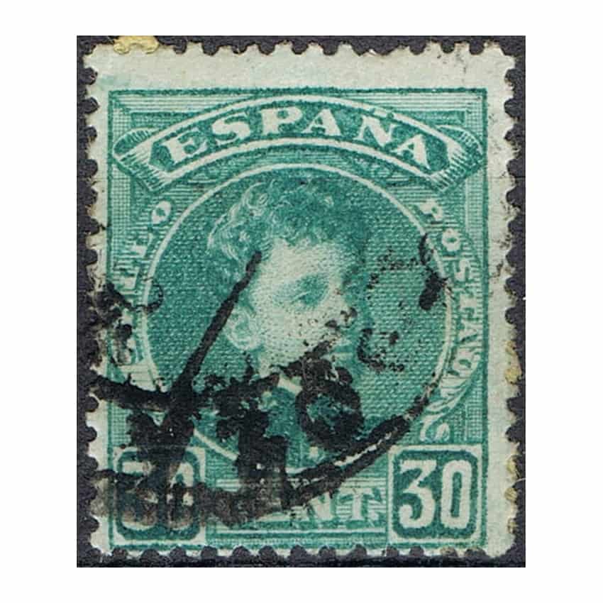 España 1901. Alfonso XIII, 30 c (U) - ED 249