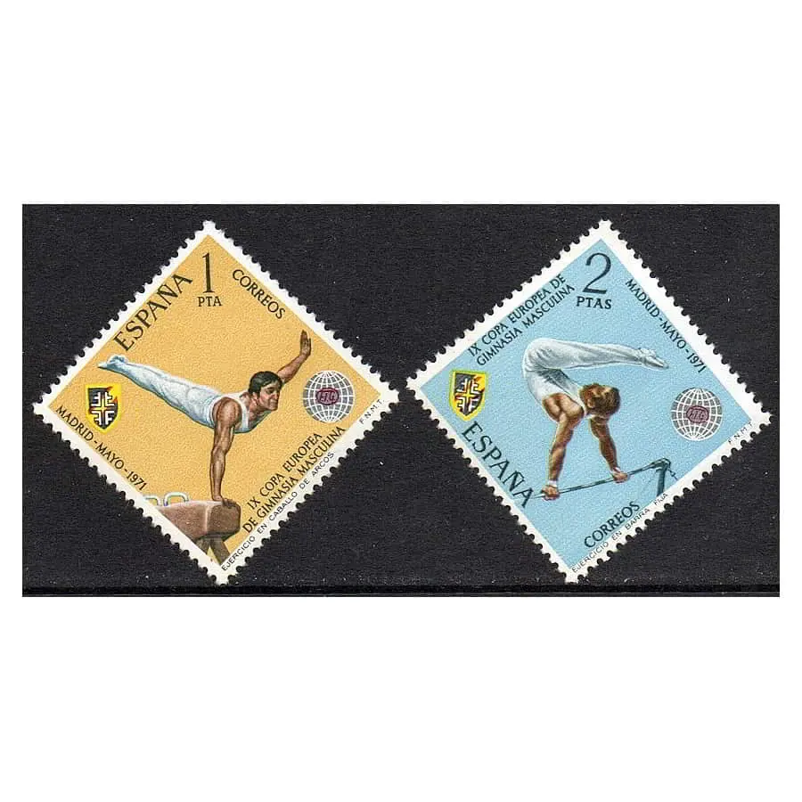 España 1971 [SLL] Serie Campeonato de Gimnasia Masculina (MNH)