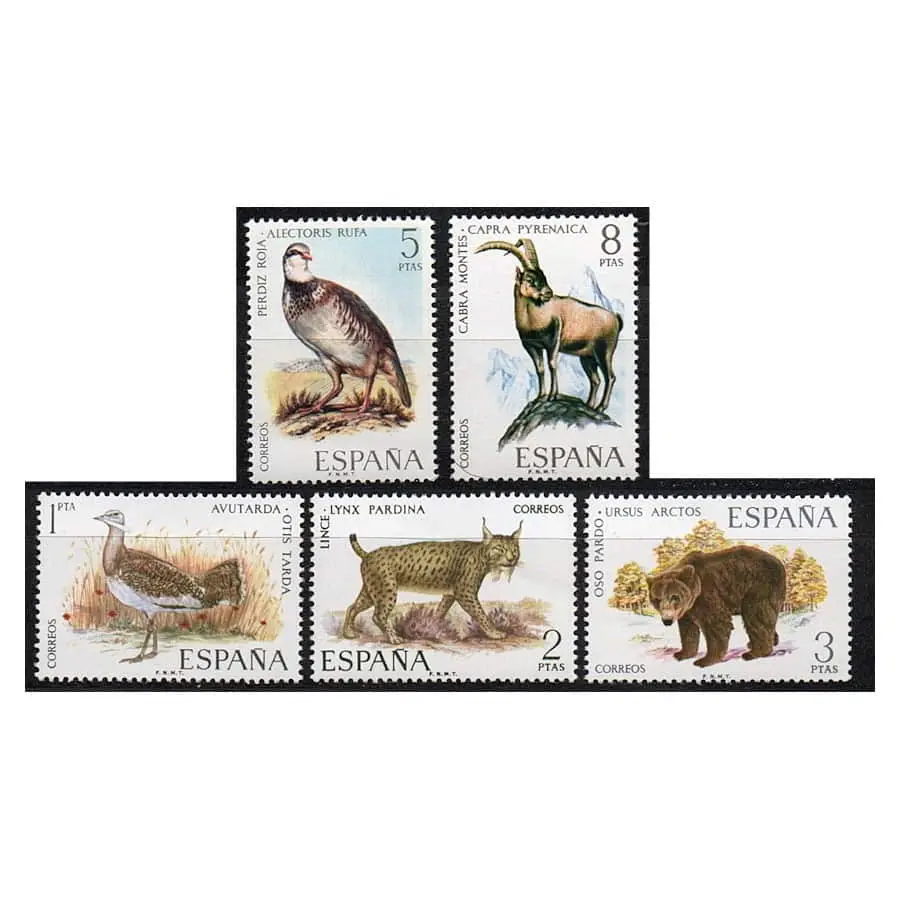 España 1971 [SLL] Serie Fauna hispánica (MNH)