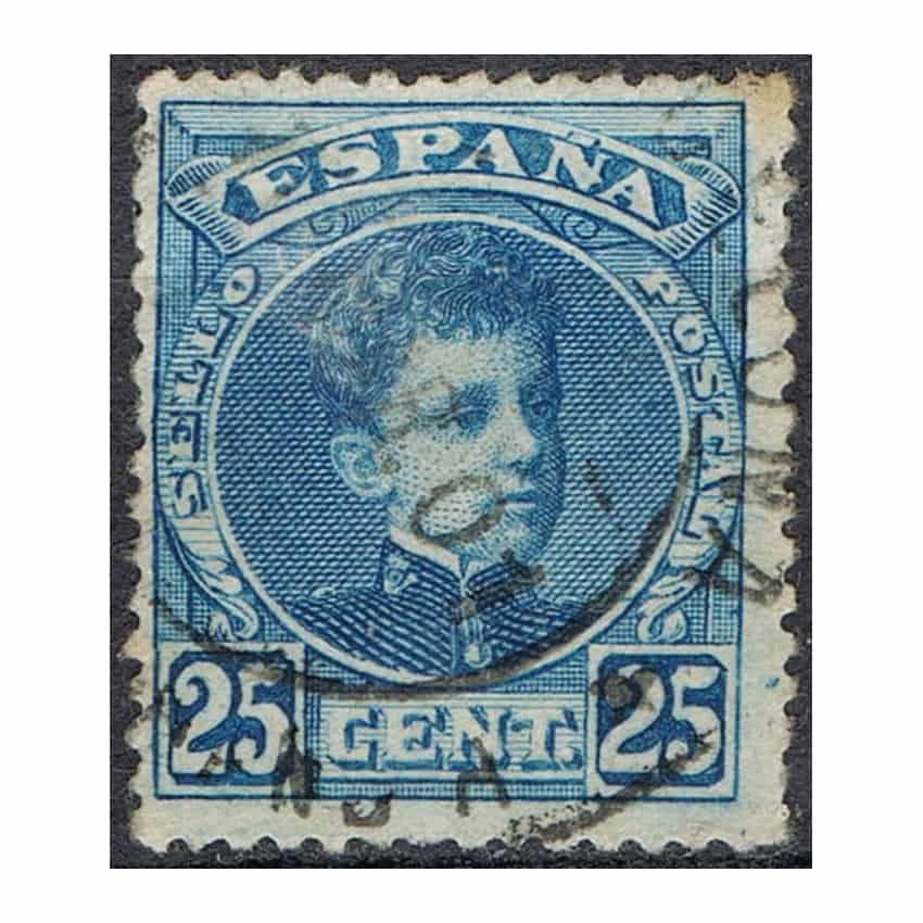 España 1901. Alfonso XIII, 25 c (U) - ED 248