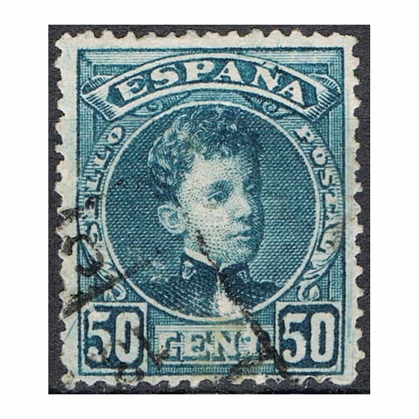 España 1901. Alfonso XIII, 50 c (U) - ED 252