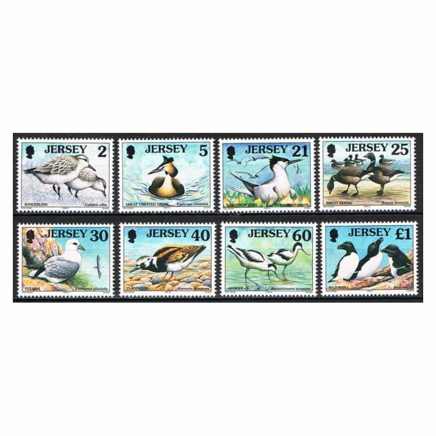 Jersey 1998. Serie Pájaros (MNH) - MI 813-820