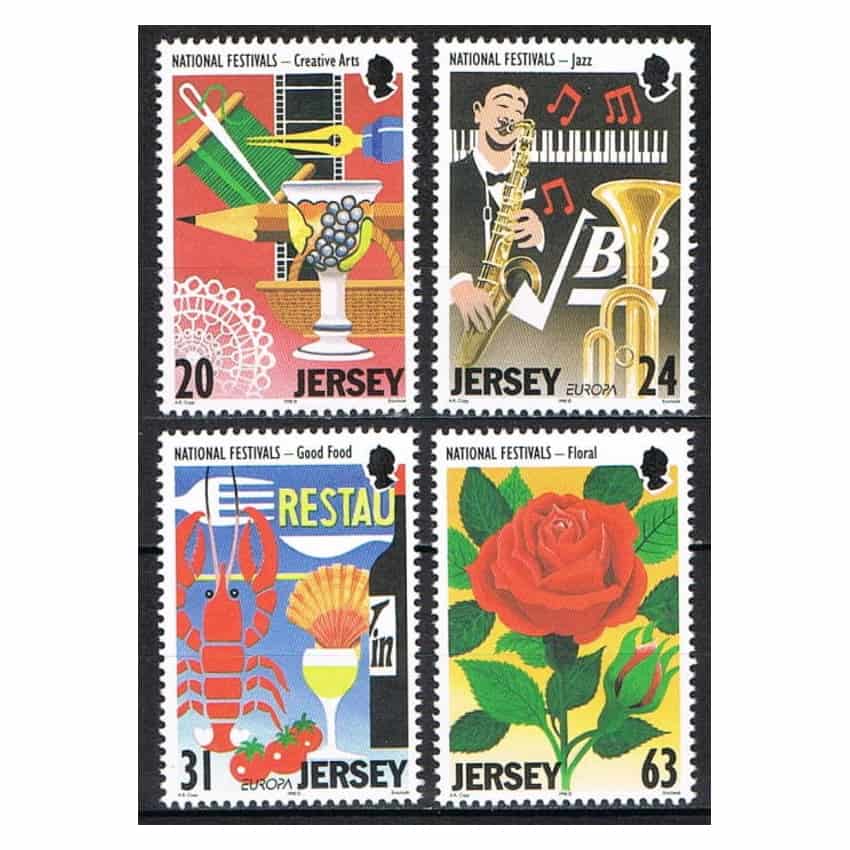 Jersey 1998. Europa Series: Festivals (MNH) - MI 827-830