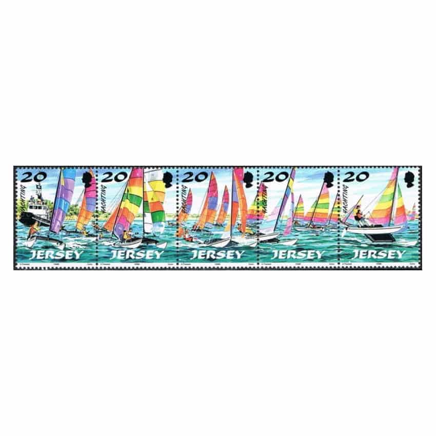 Jersey 1998. Sailing Series I (MNH) - ED 831-835