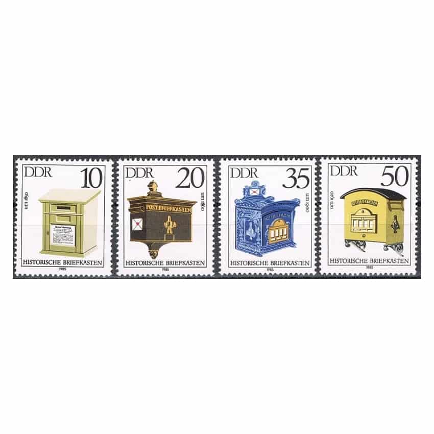 DDR 1985. Historic Mailboxes (MNH) - MI 2924-2927