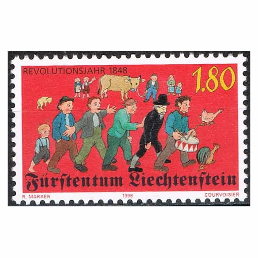 Liechtenstein 1998. Revolución de 1848 (MNH) - MI 1179