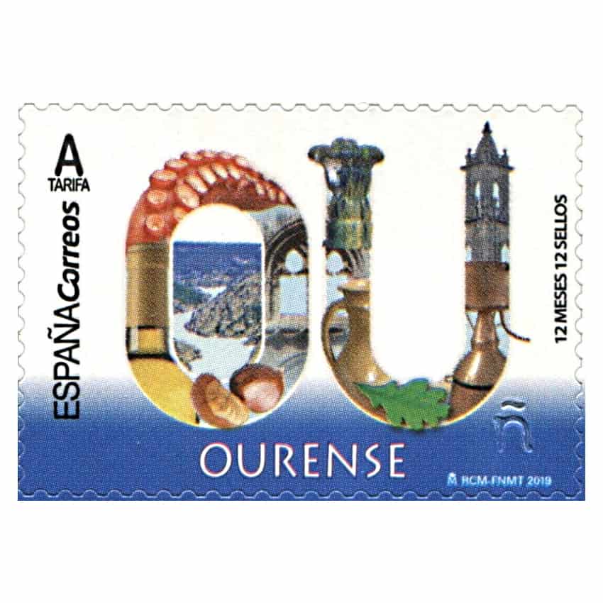 España 2019. 12 meses, 12 sellos: Ourense (MNH) - ED 5275