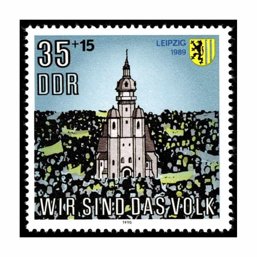 DDR 1990. Leipzig por la democracia y reunificación (MNH) - MI 3315