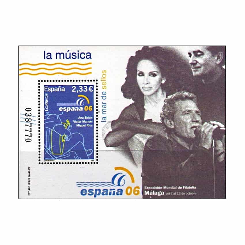 Spain 2006. HB Spain '06: Music (MNH) - ED 4270