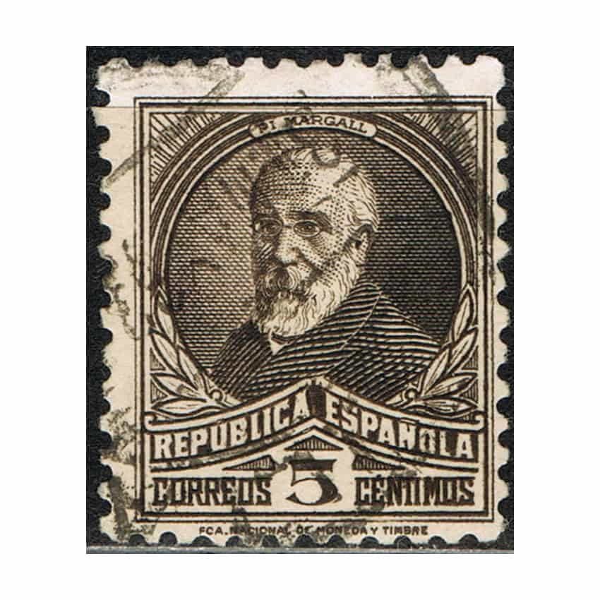 Spain 1932. Illustrious Persons, 5 c (U) - ED 655