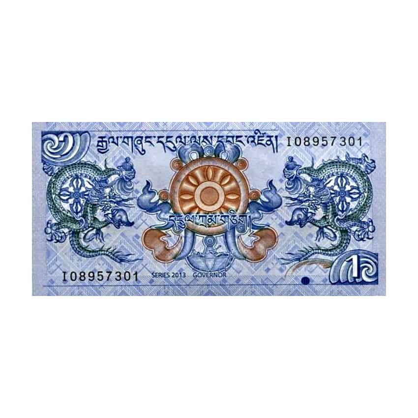 Bhutan 2013, 1 ngultrum (UNC) - P-27b