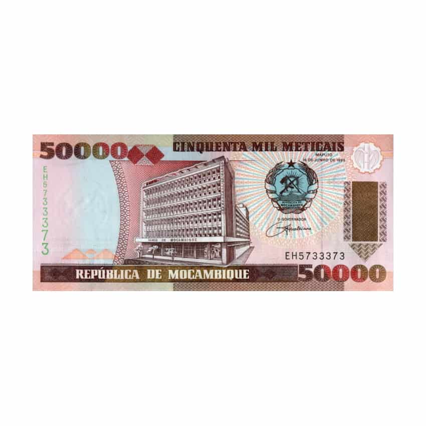 Mozambique 1993. 50,000 metical (UNC) - P-138