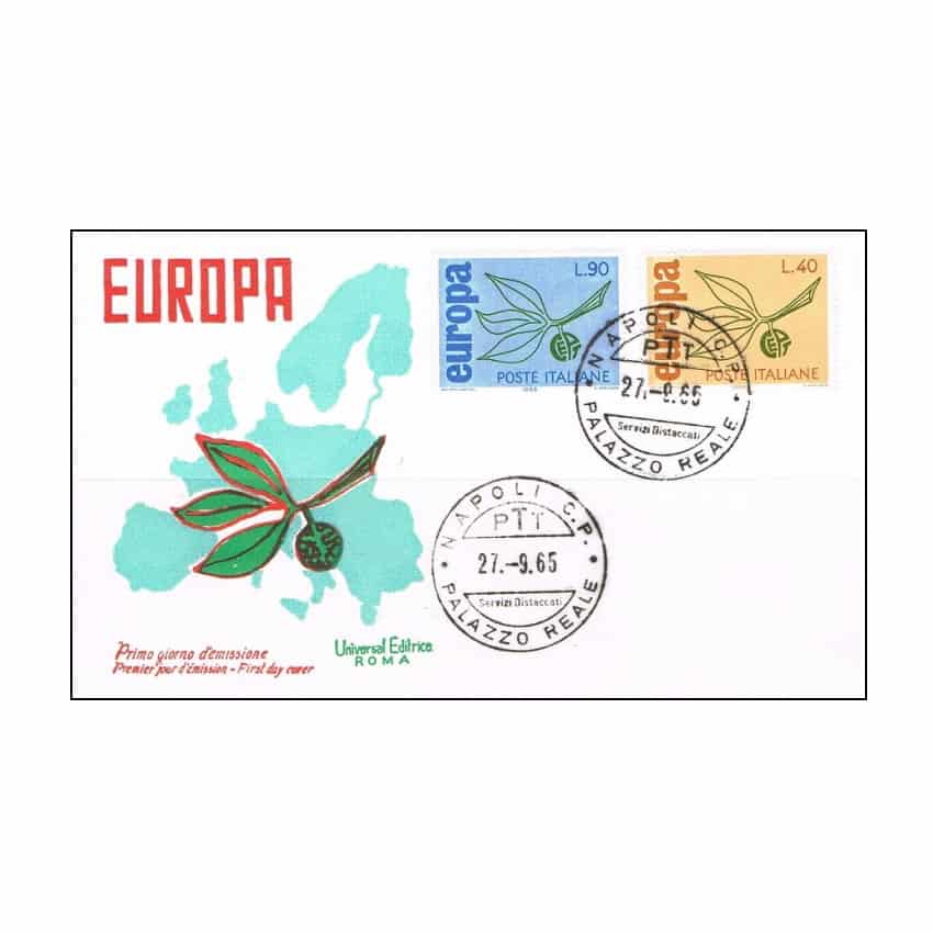 Italia 1965. FDC Serie Europa (NS) - MI 1186-1187