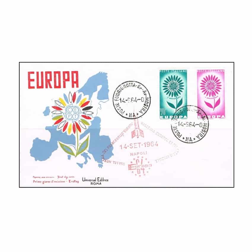 Italia 1964. FDC Serie Europa (NS) - MI 1164-1165