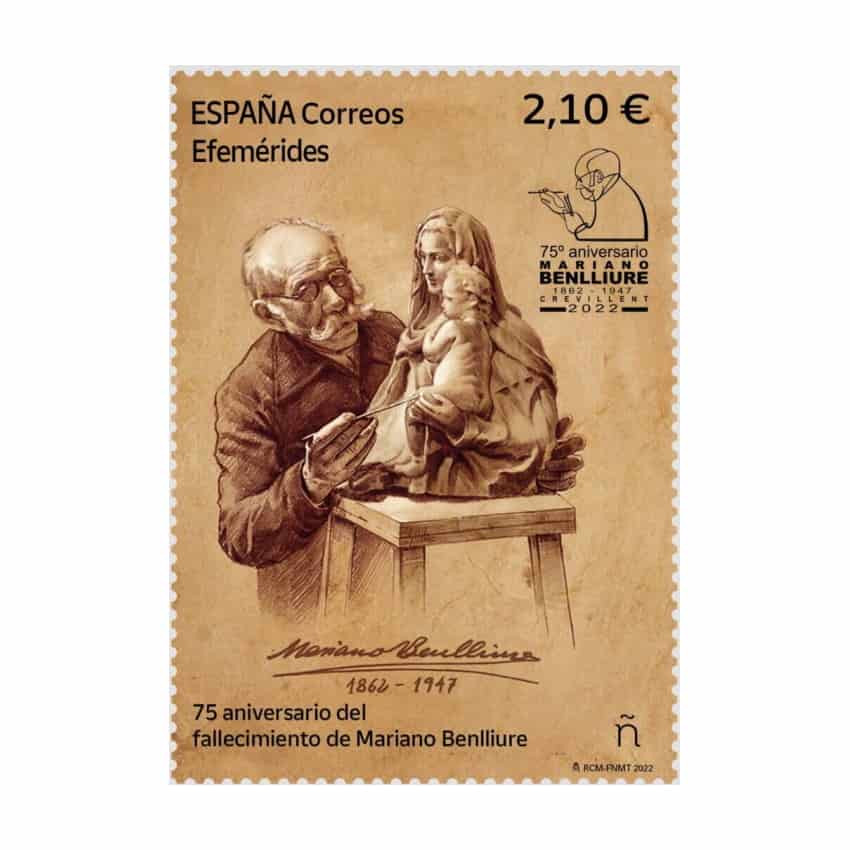 España 2022. Mariano Benlliure (MNH) - CO 11.09-01