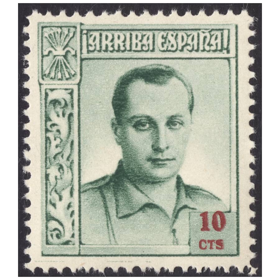 España 1937. José Antonio Primo de Rivera. 10 c (MNH) - ED NE15