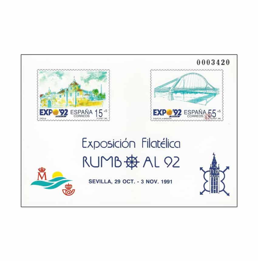 España 1991. PA. Exposición RUMBO AL '92 (M) - ED 23