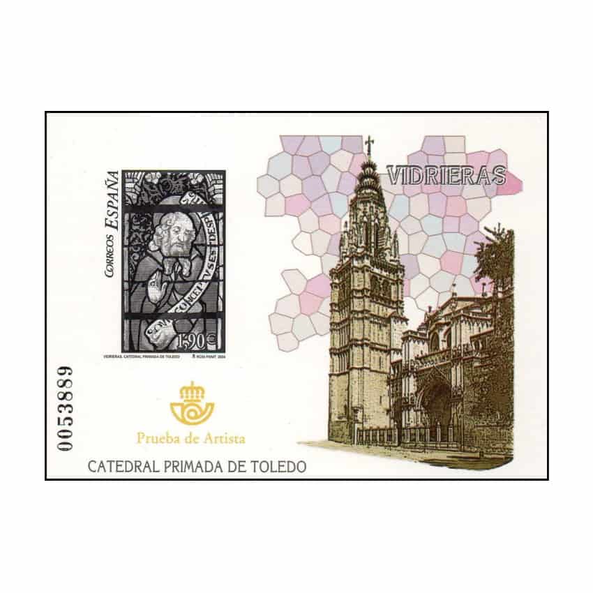 Spain 2004. PA Stained glass windows of the Cathedral of Toledo (M) - ED P85