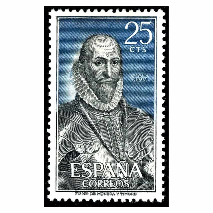 España 1966. Alvaro de Bazán (MNH) - EDIFIL 1705