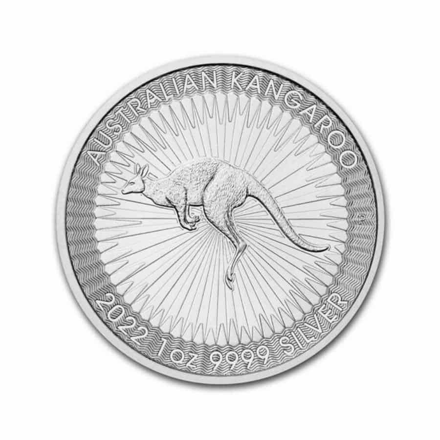 Australia 2022. $1 Silver. Kangaroo (BU)